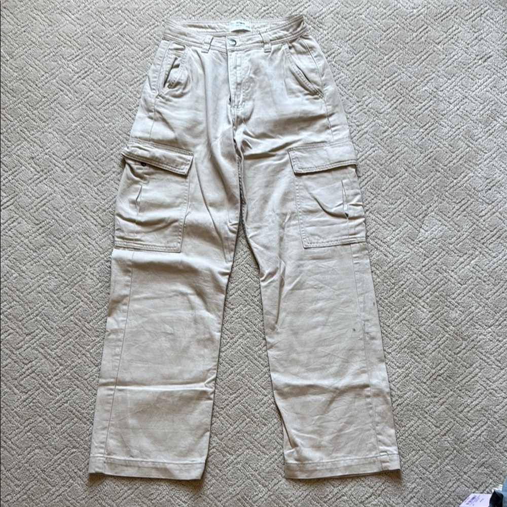 Cotton On Tan Cargo Pants Relaxed Fit